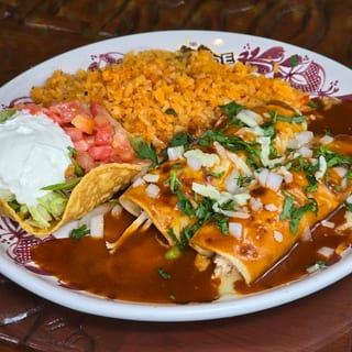 Lunch Enchiladas Rancheras